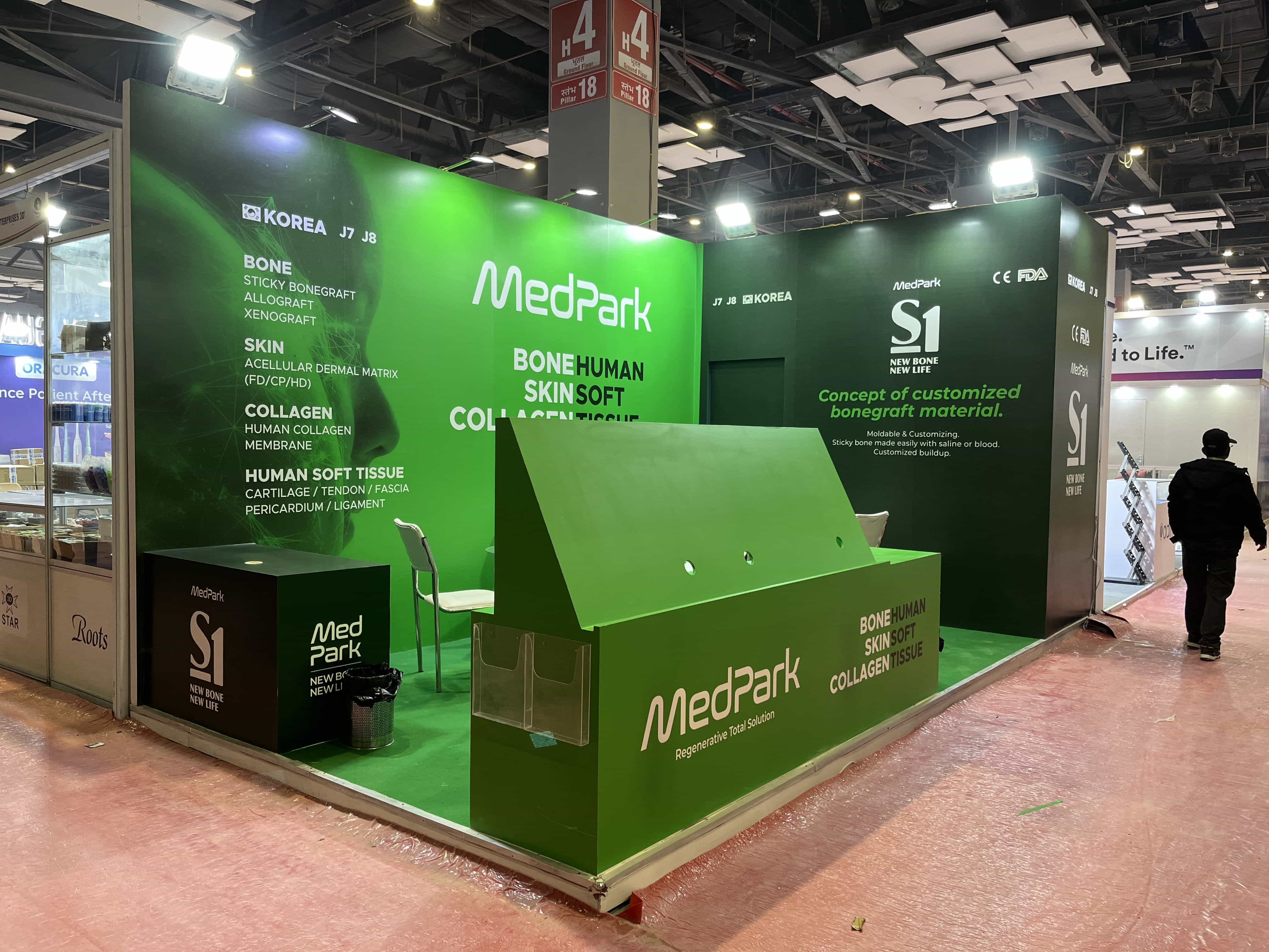 Custom Exhibition Stall Design for Indian Client by Magnet Plus Events